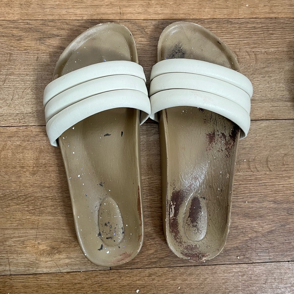 Beatrice Valenzuela Sandalia Sandal in Shell, Size 6